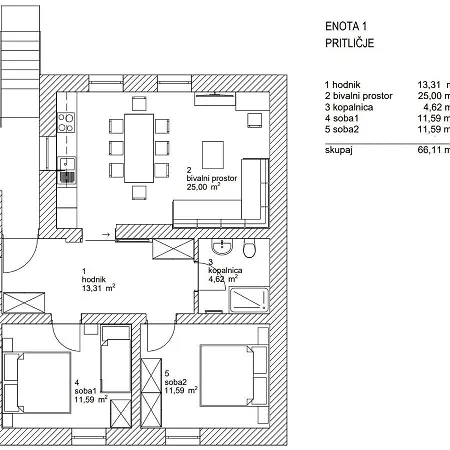Lägenhet House Ukanc 87, Bohinjsko Jezero